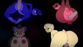 Steamy FNAF POV anal with large boobs