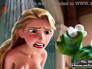 Virgin Rapunzel finally fucks at 18 (AI-generated)