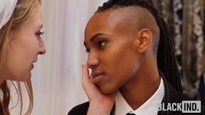 just married... but tonight we’re breaking every taboo & interracial lesbian sex