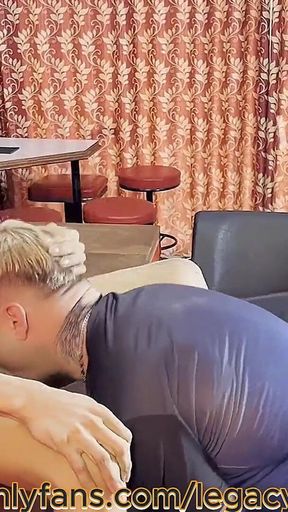 Sexy Petite Big Cock Asian Ladyboy Fucks with Big Ass Pornstar in the Bar