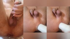 i jerk off my leaky, stretched prolapse with a giant bottle