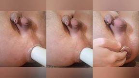 i jerk off my leaky, stretched prolapse with a giant bottle