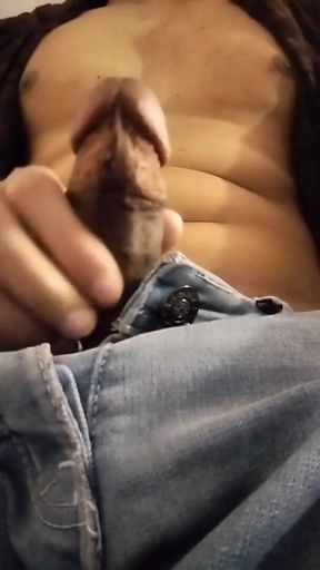 Cute Guy Jerks His Big Cock off