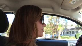 Hot slut fingering and putting anal beads on her ass hole