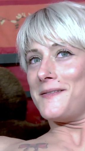 Skinny French Blonde Nicky Wayne Hard Anal and Pussy Action with Spanish Stud Kevin White   Clip 1