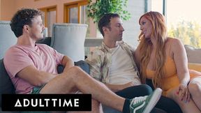 Lauren Phillips gets ravished by strangers to appease her hubby in 'adult time'.