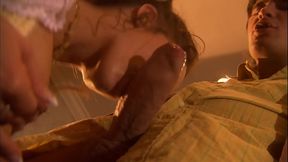 Busty Brunette Slut Slams Her Dripping Snatch on Manuel's Massive Meat