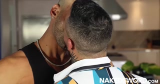 NAKEDSWORD Lynx Rivera And Jona Ortiz Kitchen Bareback Sex