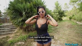 Just for a couple of euros - Tina Fire is ready to bare her body