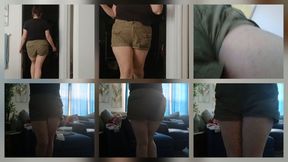 ASMR Weightloss Gorgeous Legs Walk Thigh Rubs Clap
