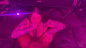maddison black gives sloppy throat to bbc