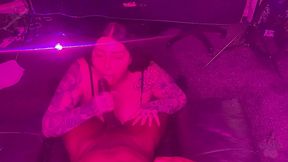 maddison black gives sloppy throat to bbc