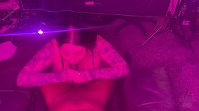 maddison black gives sloppy throat to bbc