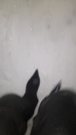 Pointy Boots in Snow