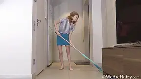 Emaza Strips Naked After Finishing Her Chores