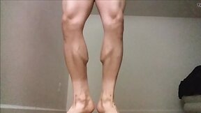 Dean Ironrod Leg and Calf Muscle Fetish