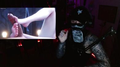 Omen Bunny gets throat wrecked by masked men