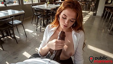 I gave the waitress a big tip, but on one condition: that she be my sex slave for a whole hour.[AI]