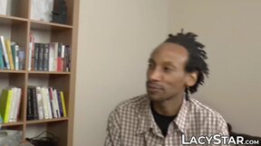 GILF doctor Lacey Starr cures patient with interracial sex