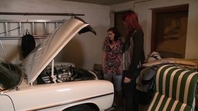 Untamed garage fuck fest with a milf's big ass