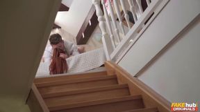 Charlie Red And Michael Fly - Redhead Bombshell Sucks Massive Cock And Gets Fucked Well