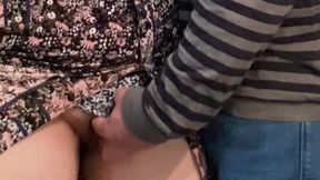 This Stranger's Fingers Rubbed my Pussy Under  Skirt
