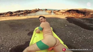 YOSHIKAWASAKIXXX - Yoshi Kawasaki Stretches Axel Abysse Hole