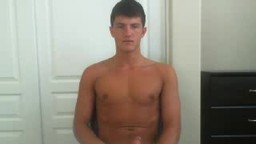Cute College Guy Gets Stiff