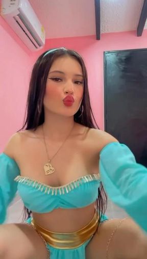 Playing with my tits