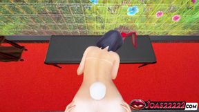 Ryuko Bunny Nylon 3D Hentai - Thighjob Pantyhose, POV Anal Doggystyle, Missionary Cumshot in Uncensored Animation