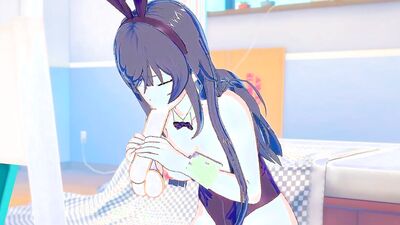 Compilation of Sexy Bunny Girls getting their big tits covered in cum in this hentai porn video!