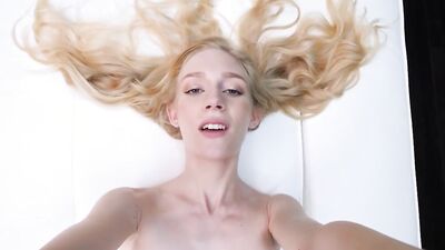POV sex scene shows Emma Starletto getting a real big cock