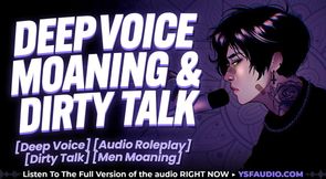 Deep Voice Whimpers Edge Cock Till Gushing Nut Flood