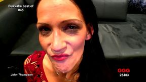 girls first time in bukkake and cum swallow gangbang compilation ggg john thompson