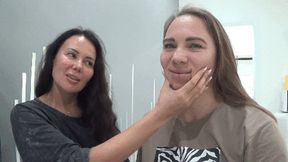 We squeeze puffy cheeks 2d