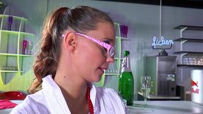 Hot anal fuck in the bar