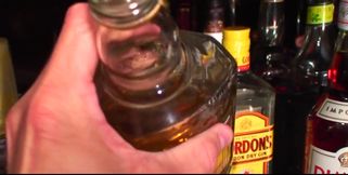 Cum Eating From a Shot Glass