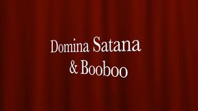 Part 1:- Booboo  gets punished with CBT with Domina Satana