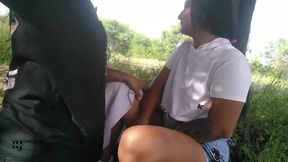 Colombian whore gets fucked on the side of the road in a homemade amateur video