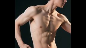 Video of a girl that look muscle asian !(AI-generated)