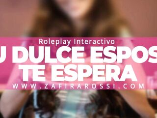 ROLEPLAY INTERACTIVO "TU DULCE ESPOSA TE ESPERA" [ASMR] SOLO AUDIO - ARGENTINA CALIENTE