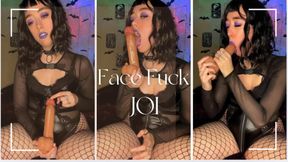 Goth Girlfriend: Face Fuck JOI