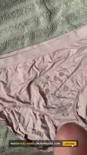 Cum on Wife's Panties 8