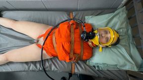 Prison Orgasm Denial - Delphine Mason and Elise Graves - Inmate Delphine is treated with gas mask therapy, clit sensitization, and orgasm denial by the prison doctor