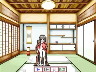 Hot 18 yo gal anime having sex with a chap in her oriental house in erotic comics game