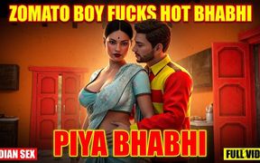 Desi Bhabhi Fucked Hard by Black African Pizza Boy BBC - Unsatisfied Wife Takes Huge Black Cock Hindi Sex Video