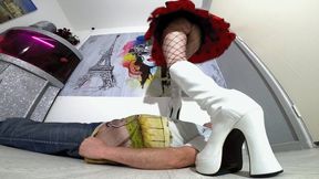 Lady Bug Danielle Trampling in Big Boots FLOOR CAM (UHD)