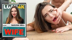 Sakura Hell and Pavlos in hot POV action with cum in her mouth