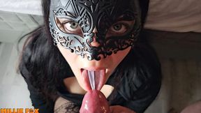 HUGE CUMSHOT - WIFE SWALLOWS ALL - MILLIE FOX