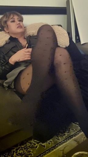 Leather Shirt Smoking